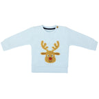 Conjunto Navidad - Reno - Celeste