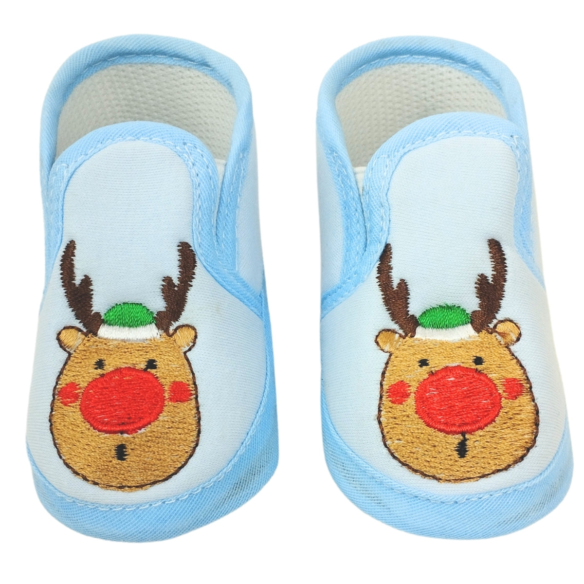 Conjunto Navidad - Reno - Celeste