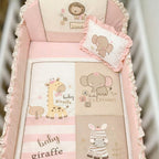 Set de Cuna y Protector Tradición  Baby Giraffe