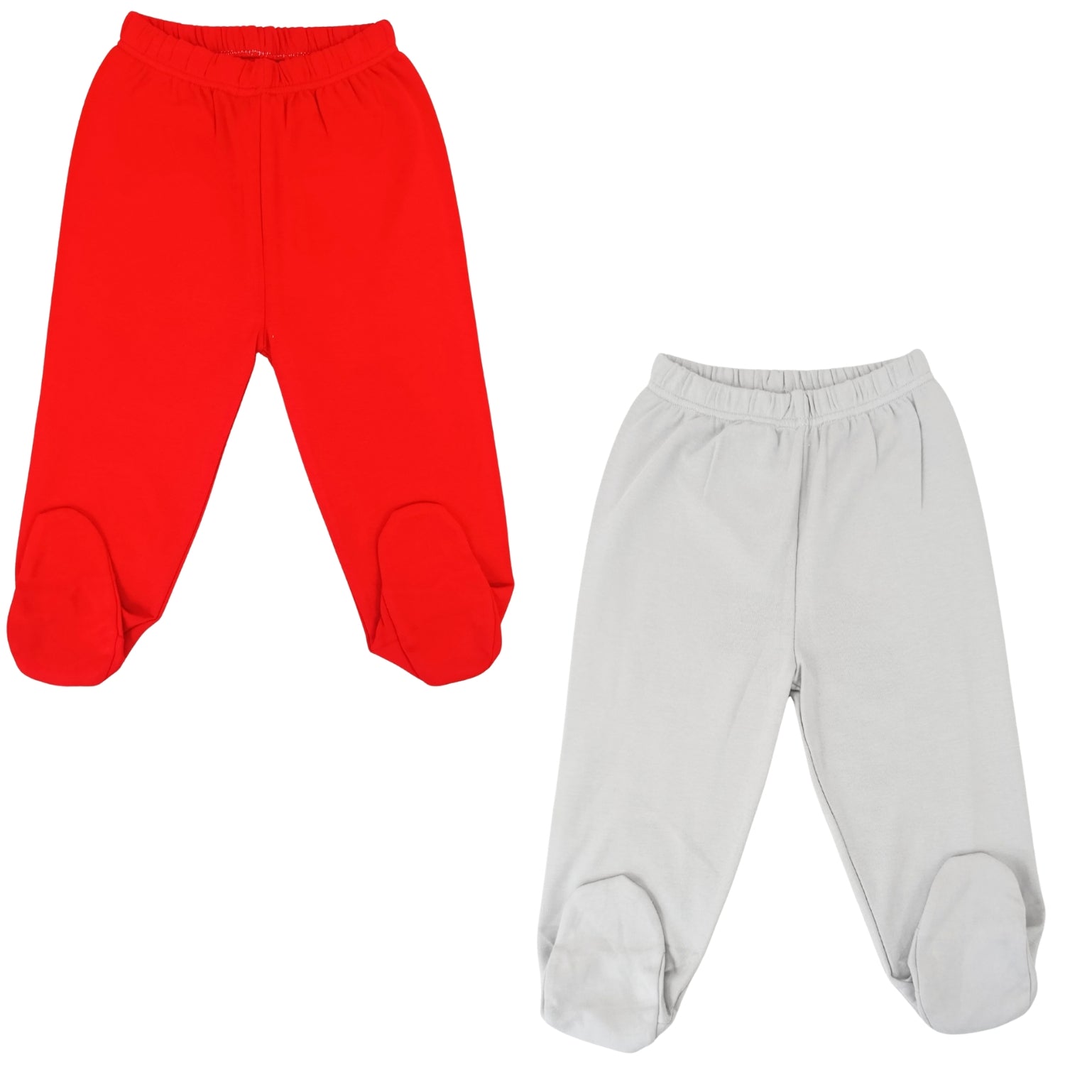 Pack de 2 Pantalones de Bebé con Pie - N4