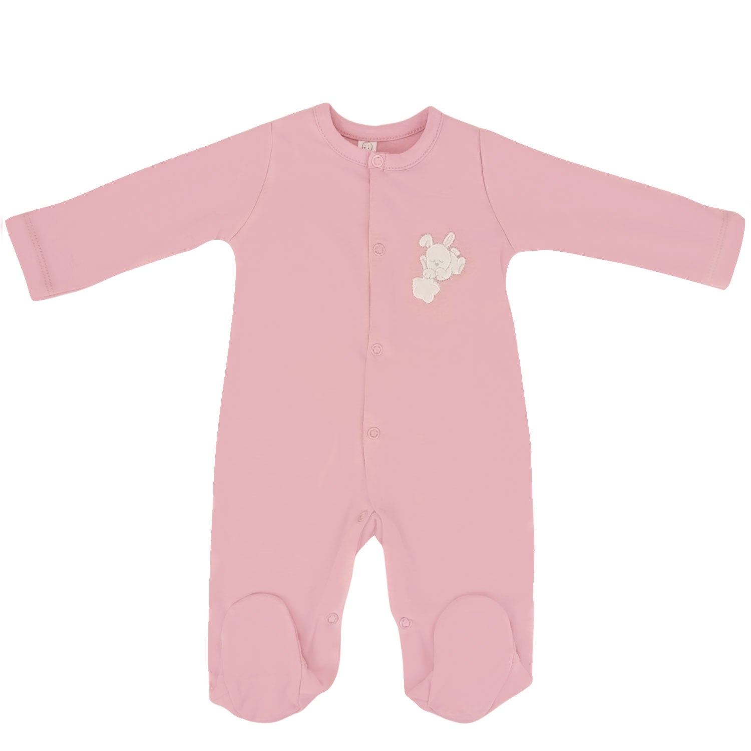 Enterizo Bebé Algodon Palo Rosa - T0402