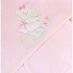 Toalla baño bebé - Osita v3 - Rosado