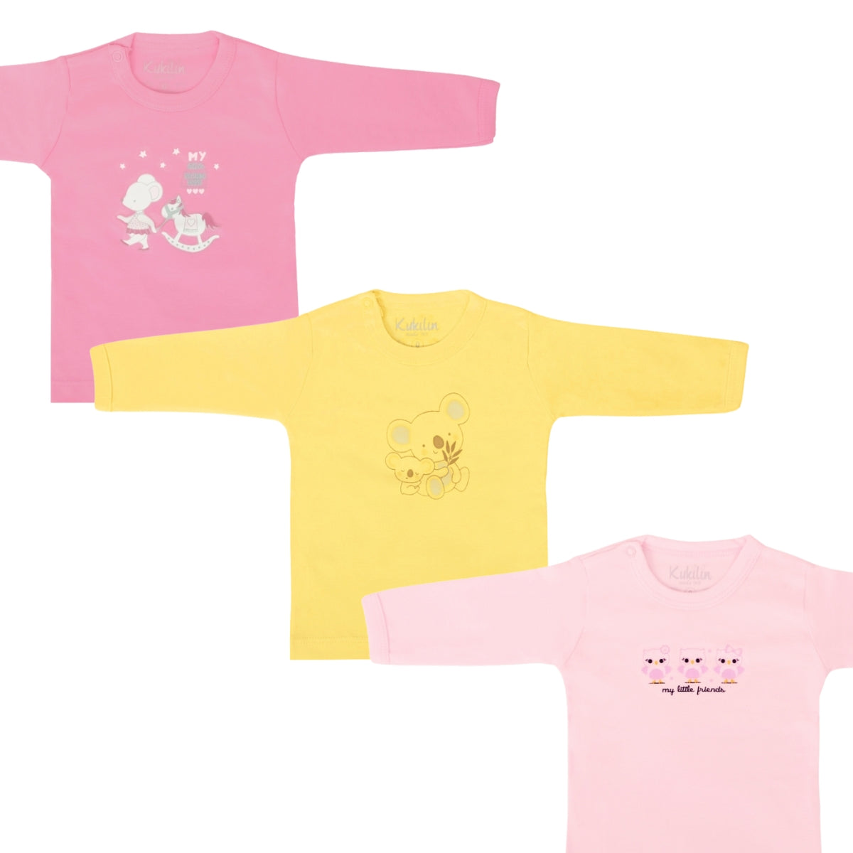 Pack 3 Polos mangas largas M4N03