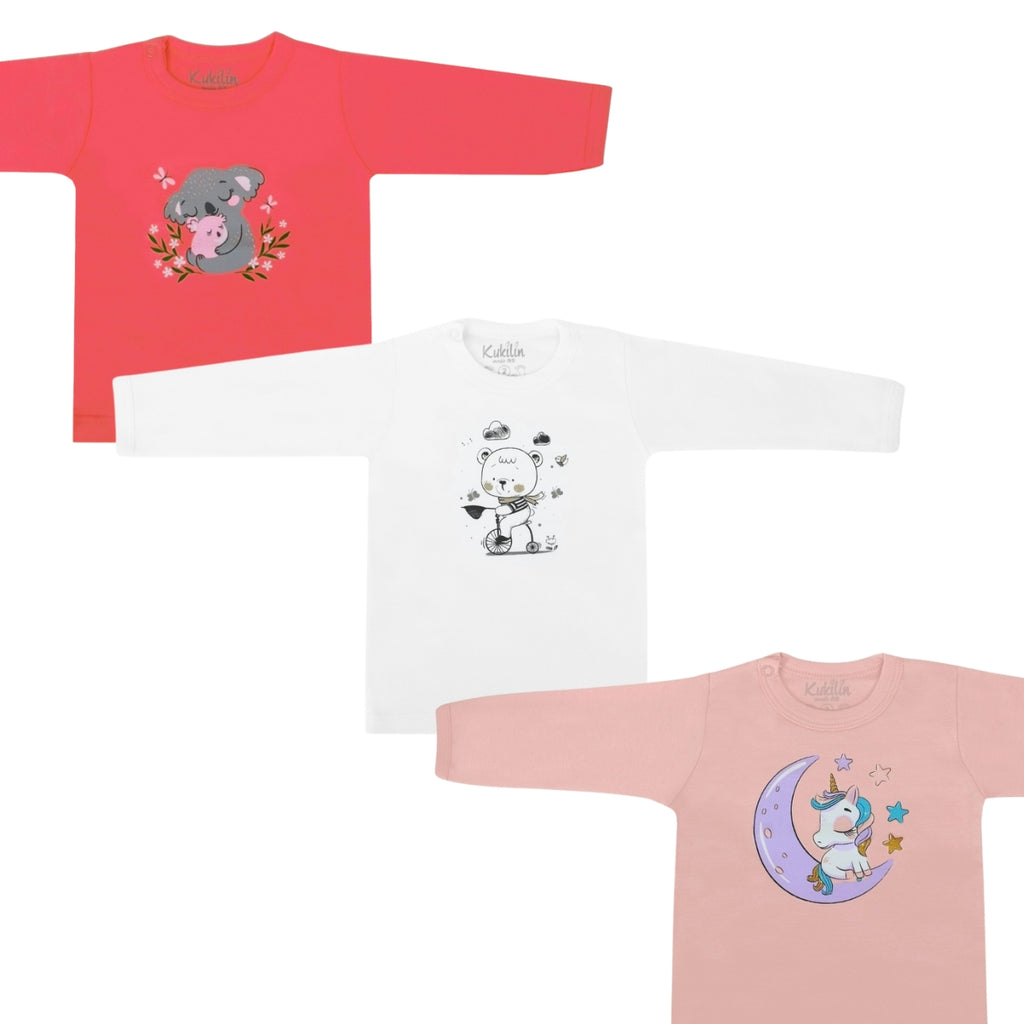 Pack 3 Polos mangas largas M4N05