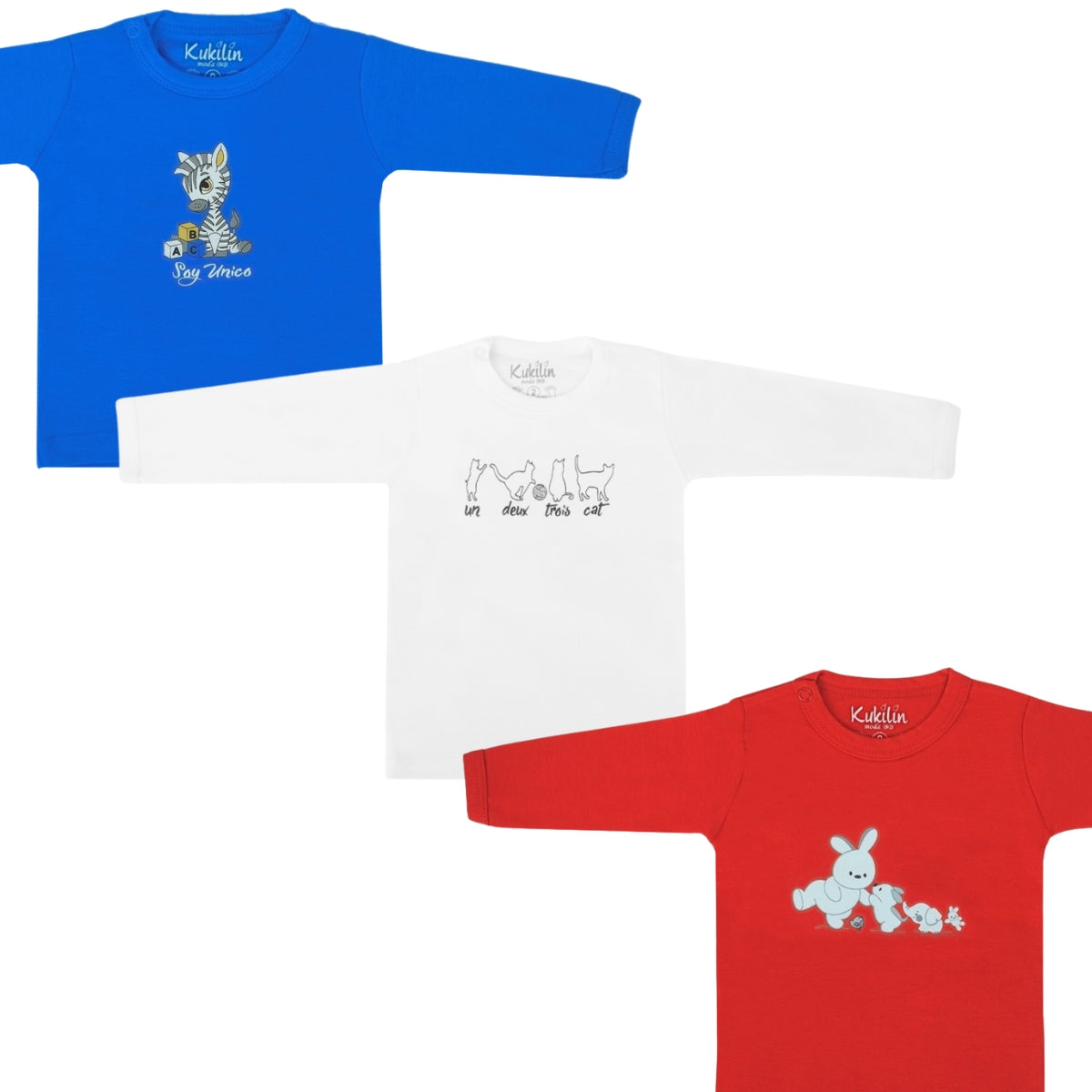 Pack 3 Polos mangas largas H4N07