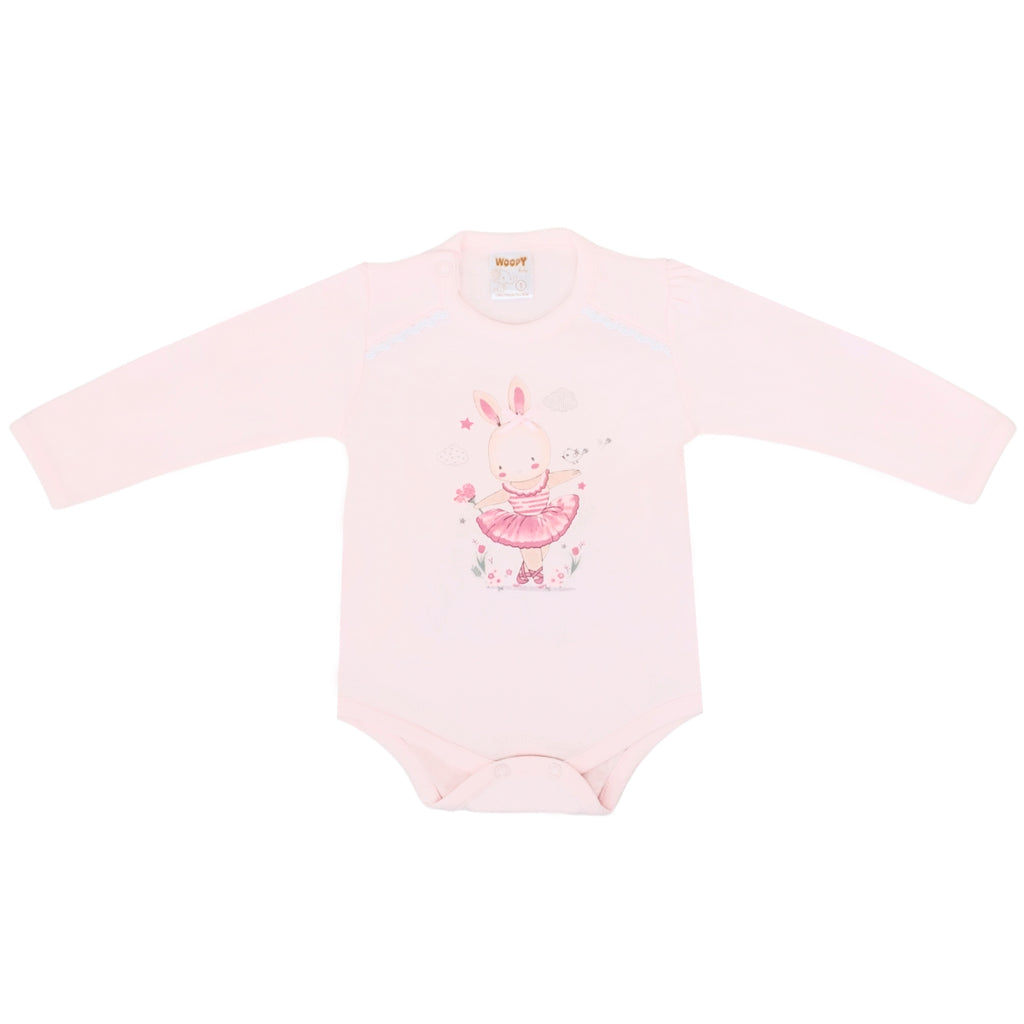 Ajuar - Set de 3 piezas Algodón - Coneja bailarina - Rosado