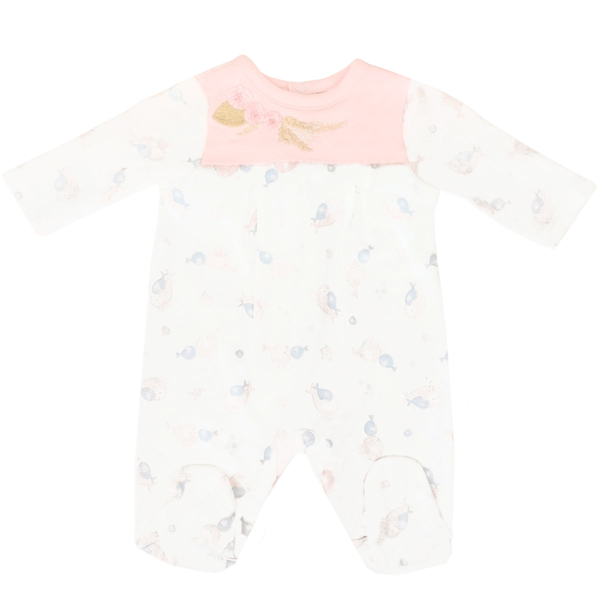 Enterizo Algodon - Ballena - Rosa