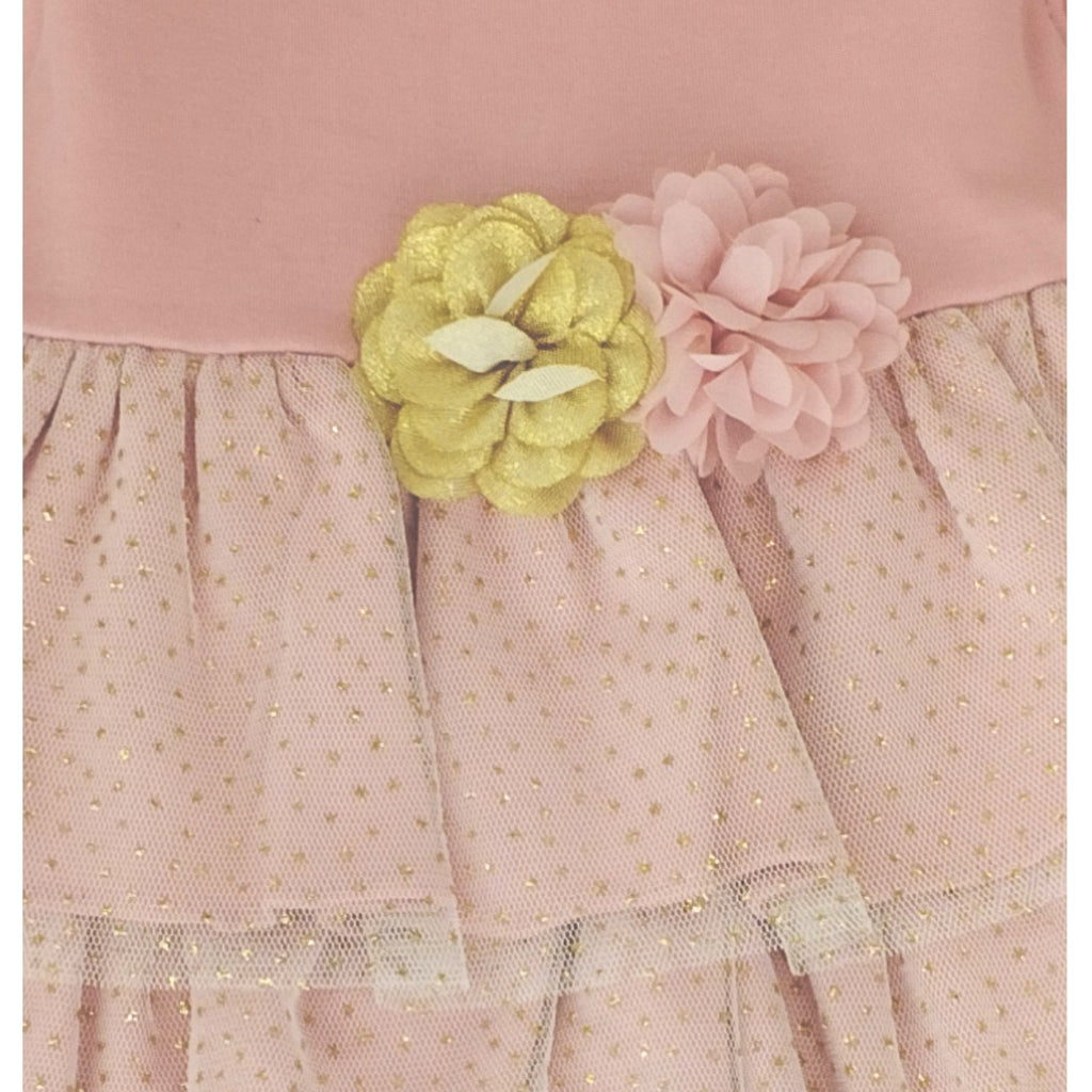 Vestido Reyna Bebe Niña - Palo Rosa