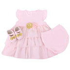 Vestido Reyna Bebe Niña - Rosado