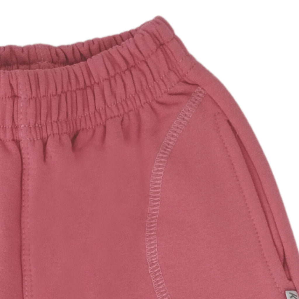 Pantalon Bebé Jogger - French Terry - Palo Rosa V2