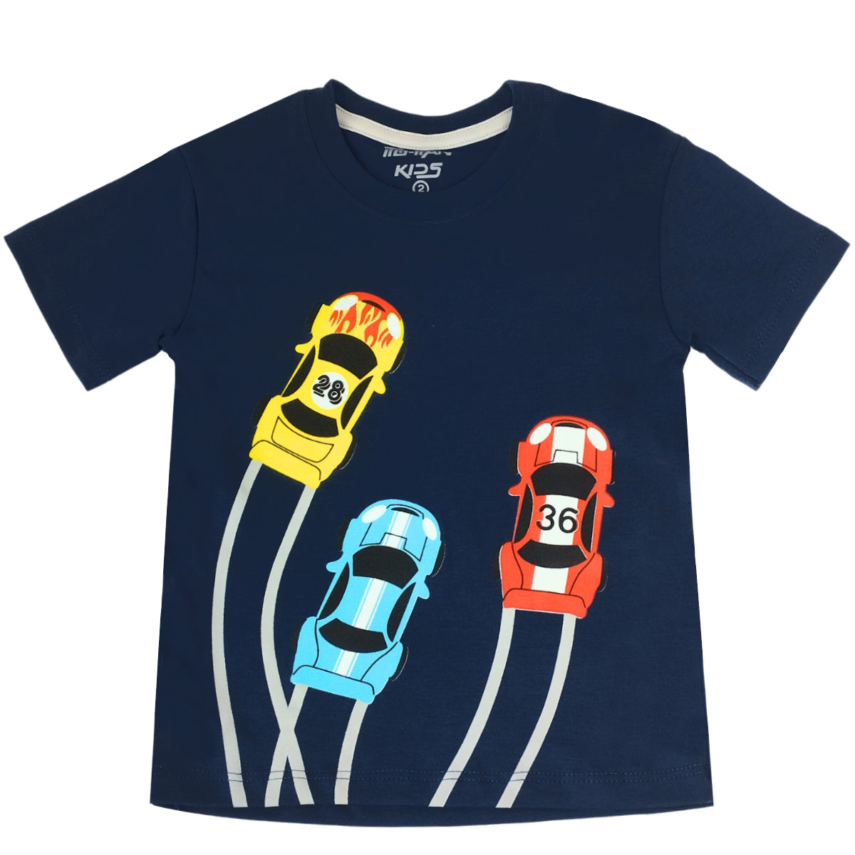 Conjunto bebé - Polo Short - Autos - Azul