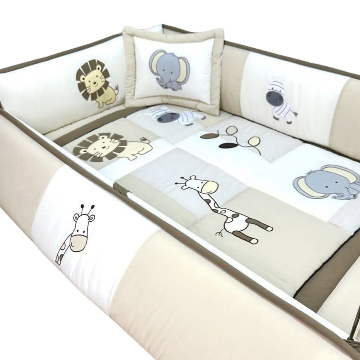 Set de Cuna y 4 protectores - Prestige - Safari 5