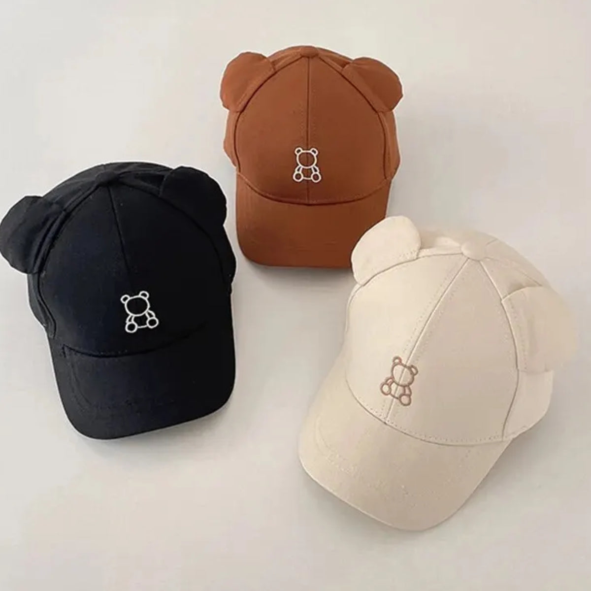 Gorro Bebé - El Oso - Negro