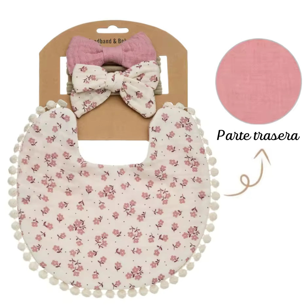 Conjunto de babero y coletos - 01