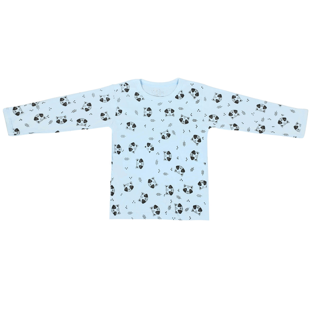 Pijama de Bebé de Algodón Suave - Mapaches