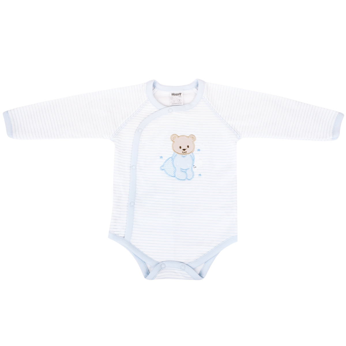 Ajuar Algodón - Osito - 3 piezas - Celeste