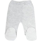 Ajuar Algodón - Osito - 3 piezas - Plomo