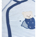 Ajuar Algodón - Osito - 3 piezas - Azul