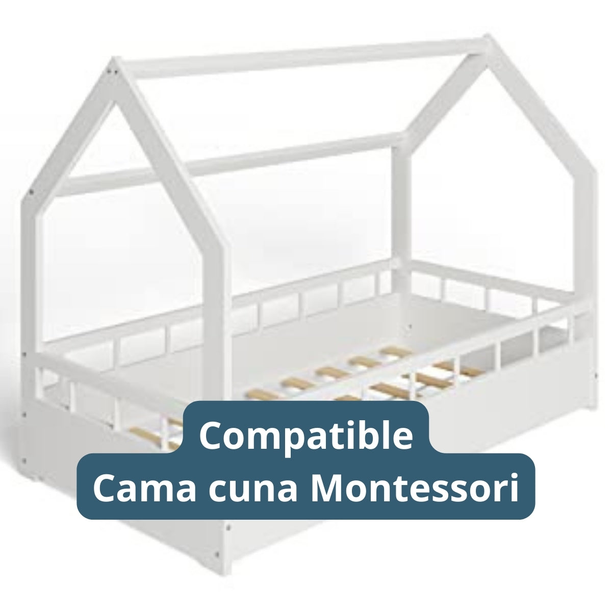 Protectores Cama Cuna Montessori - Elefante - Estrella