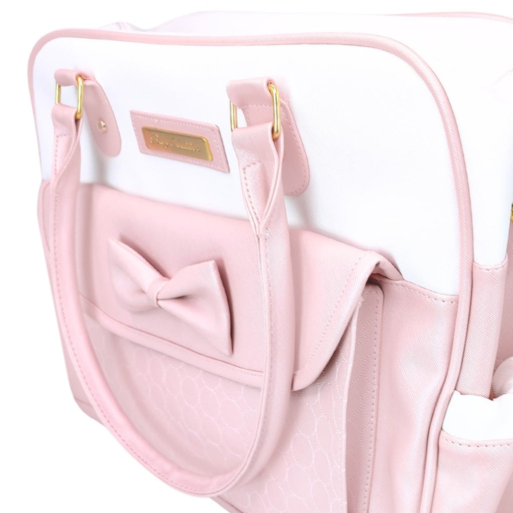 Bolso pañalera Lazo - Rosado - N18