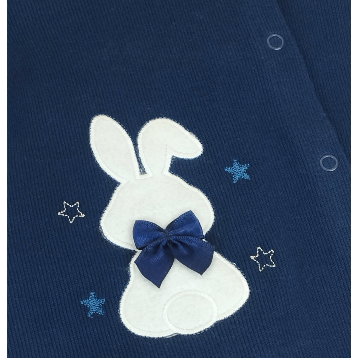 Enterizo Bebé con Capucha y Orejas de Conejo Azul