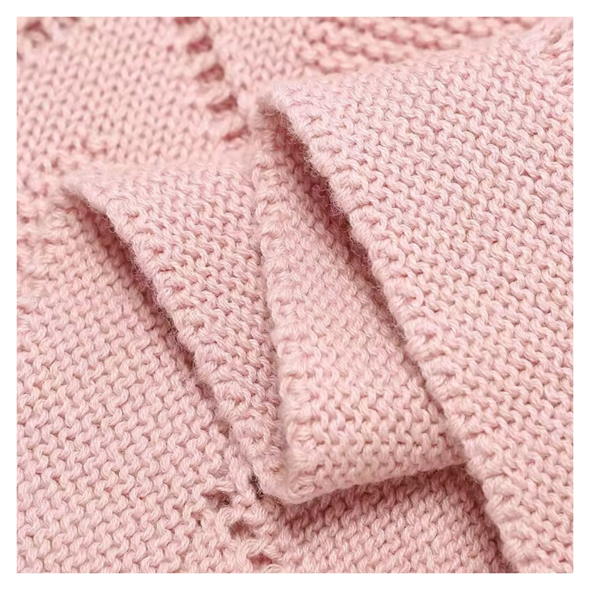 Manta de Bebé de Algodón Súper Suave Corazones