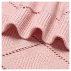 Manta de Bebé de Algodón Súper Suave Corazones