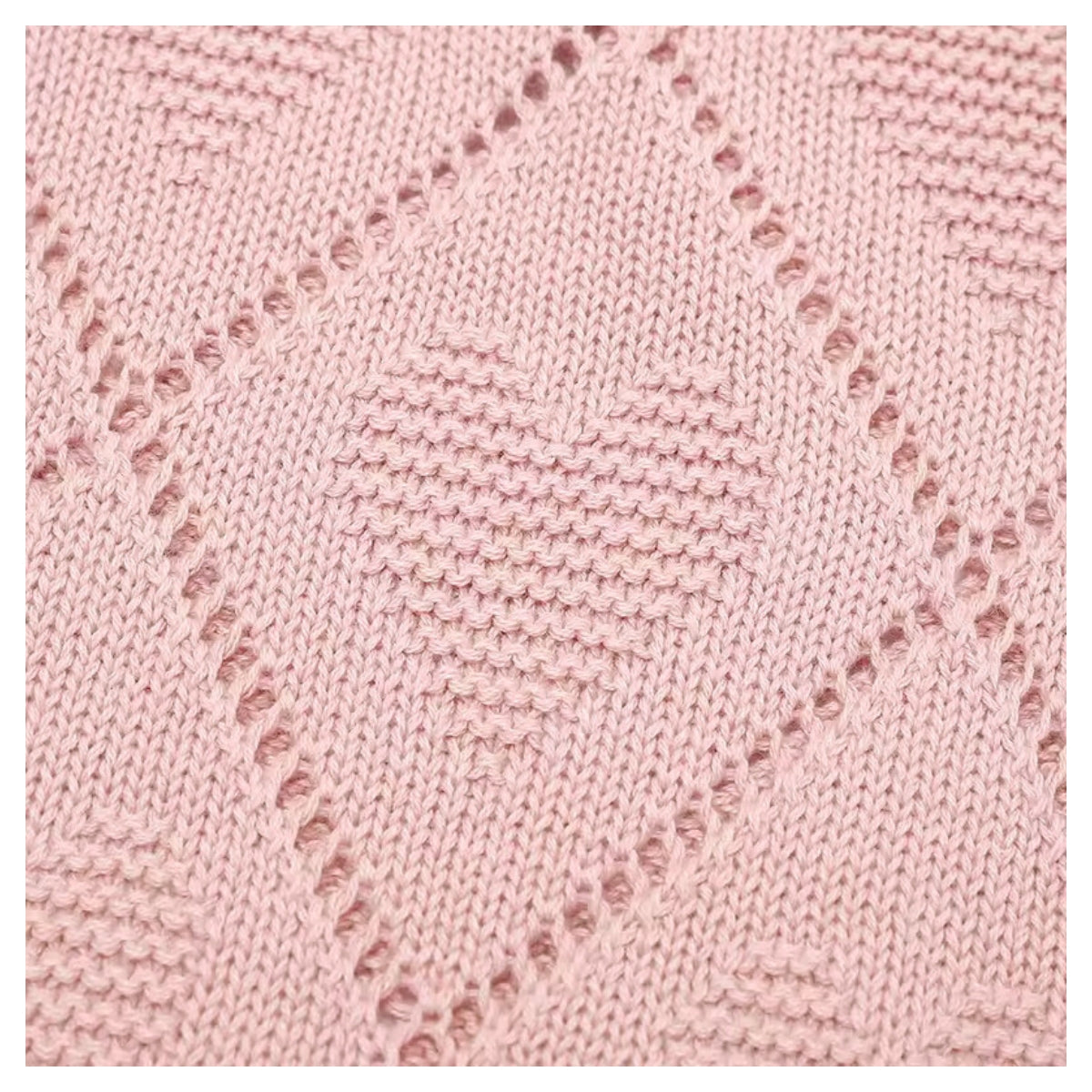 Manta de Bebé de Algodón Súper Suave Corazones