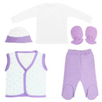 Conjunto ajuar de Bebé 6 Piezas - Algodón - 03