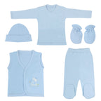 Conjunto ajuar de Bebé 6 Piezas - Algodón - 04