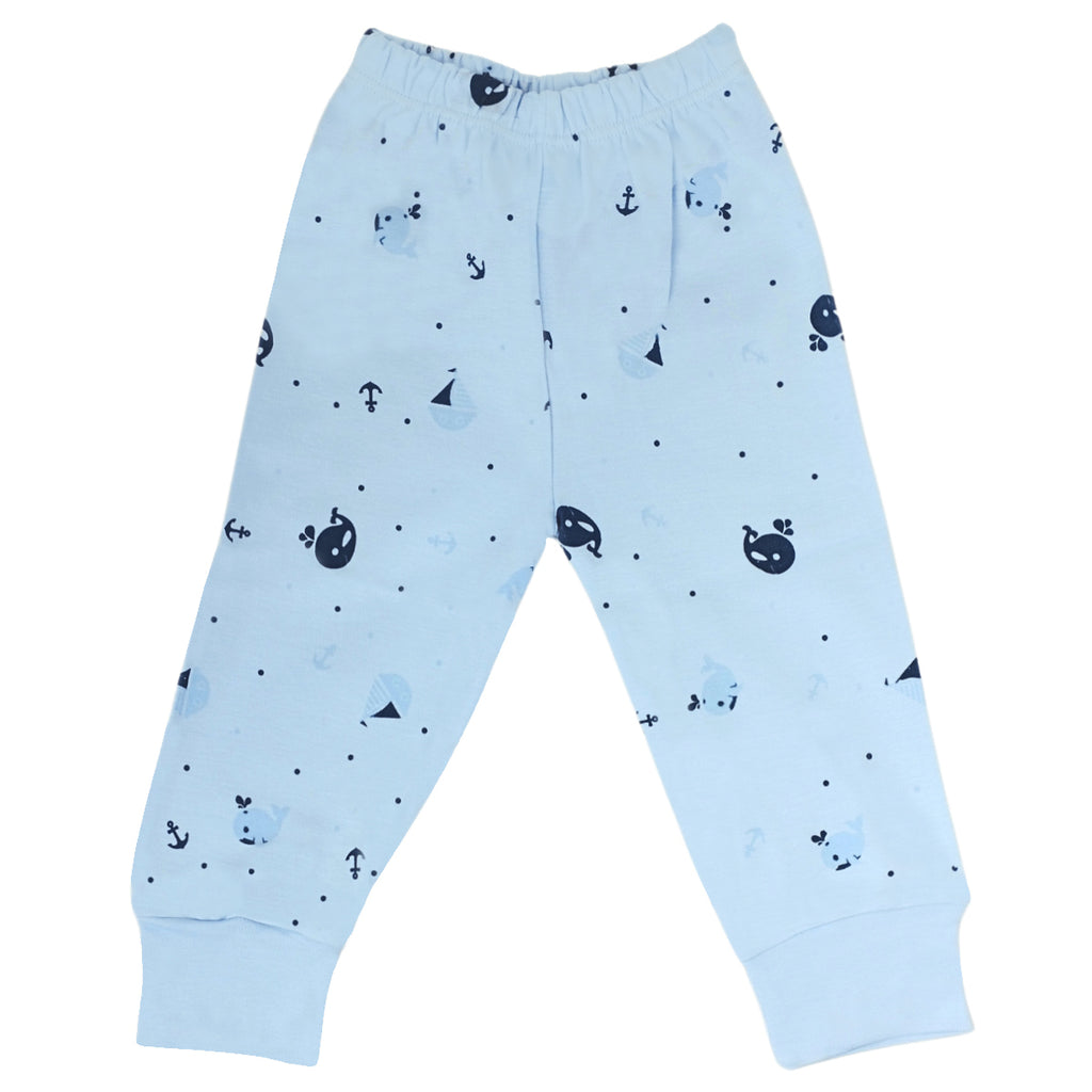 Pijama de Bebé de 100% Algodón - Ballena