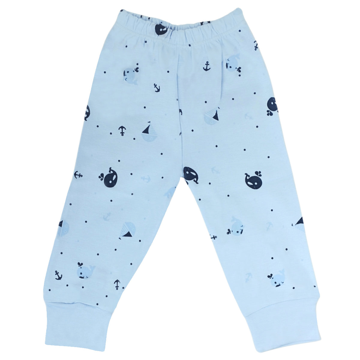 Pijama de Bebé de 100% Algodón - Ballena