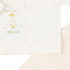 Conjunto bebé Kevin 6 piezas - Crema