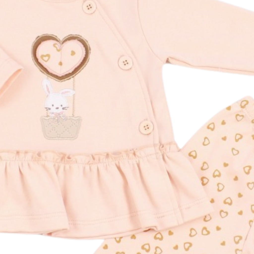 Conjunto Vestido bebé Niña - 4 piezas - Patty - Melon