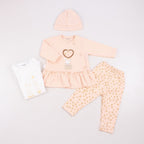 Conjunto Vestido bebé Niña - 4 piezas - Patty - Melon