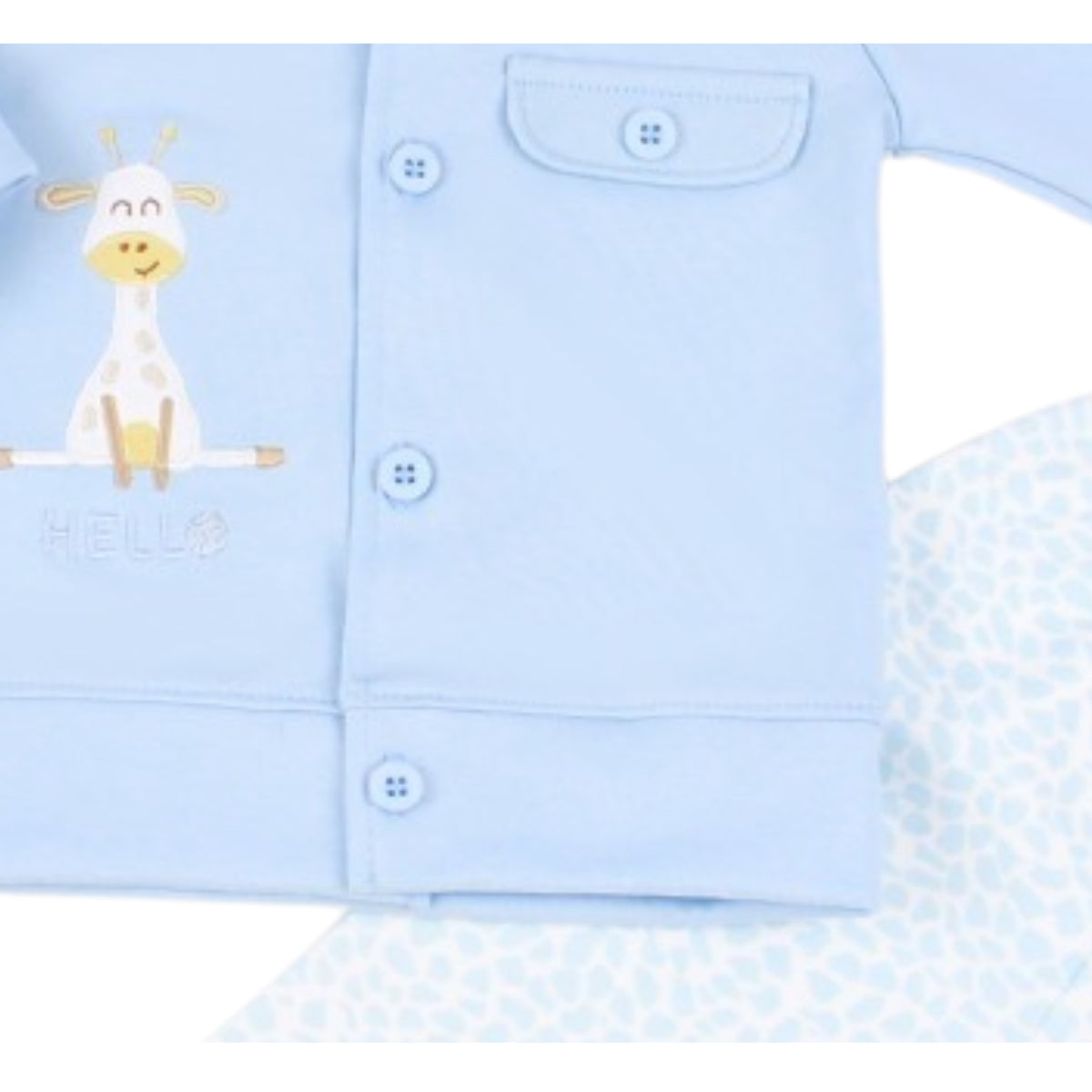 Conjunto bebé Kevin 6 piezas - Celeste