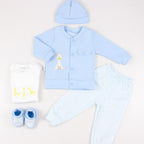 Conjunto bebé Kevin 6 piezas - Celeste