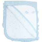 Colcha Reversible Acolchada  - Celeste V2