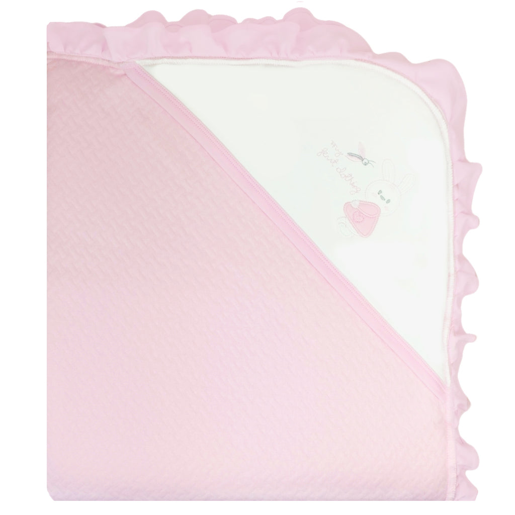 Colcha Reversible Acolchada  - Rosado V2