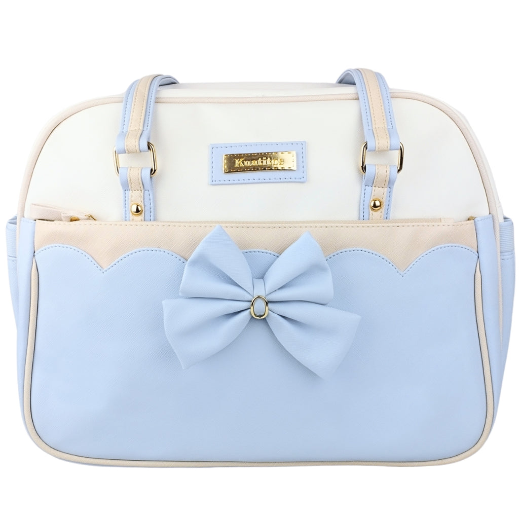 Bolso Pañalera Mariana - Celeste