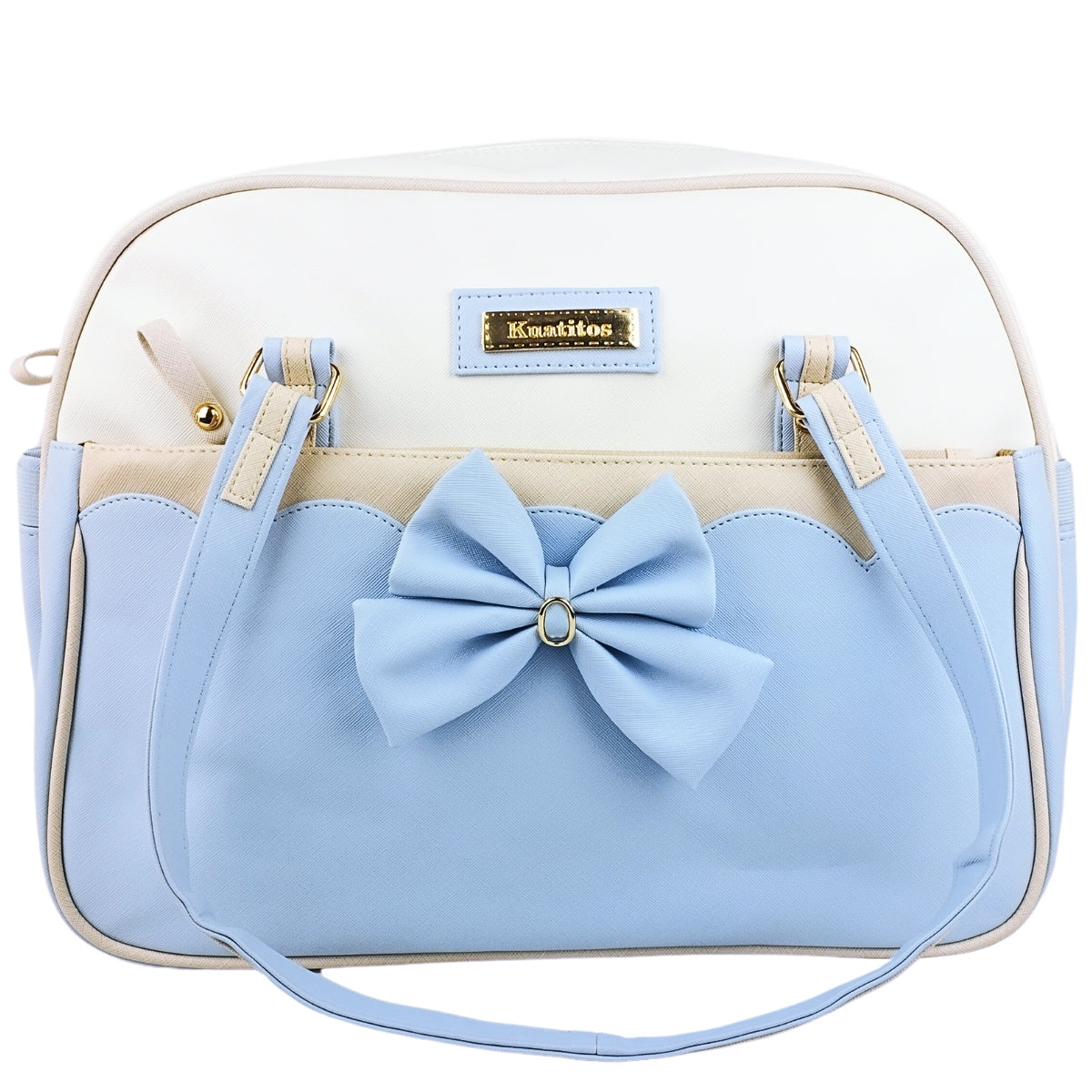 Bolso Pañalera Mariana - Celeste