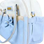 Bolso Pañalera Mariana - Celeste
