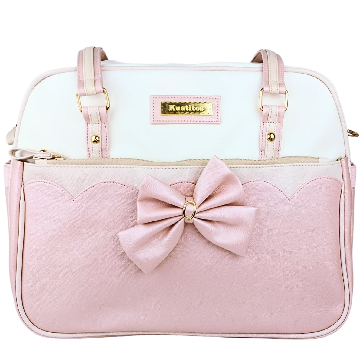 Bolso Pañalera Mariana - Rosado