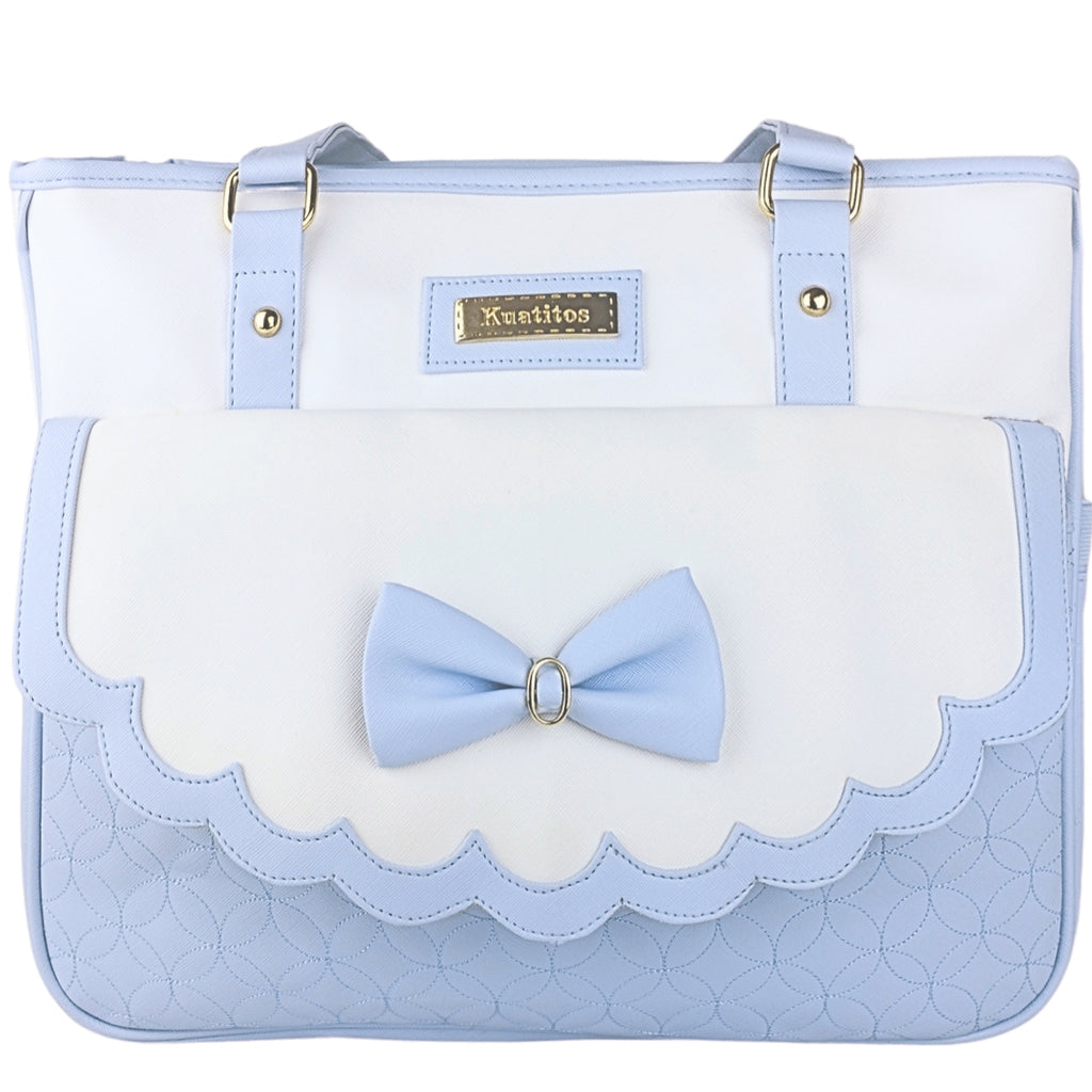 Bolso Pañalera Nancy - Celeste