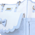 Bolso Pañalera Nancy - Celeste