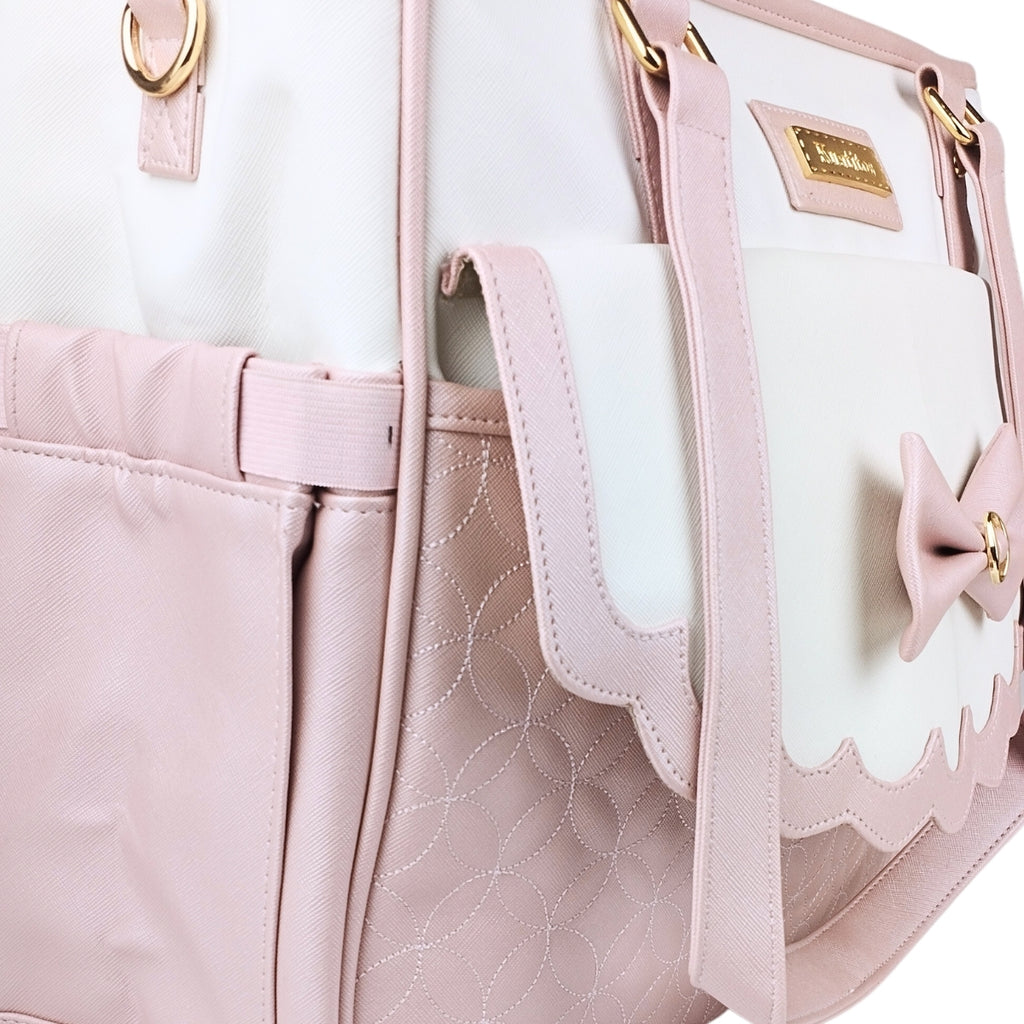 Bolso Pañalera Nancy - Rosado