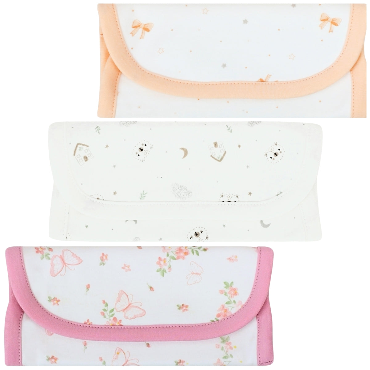 Pack de 3 Babitas en algodón - Niña M32