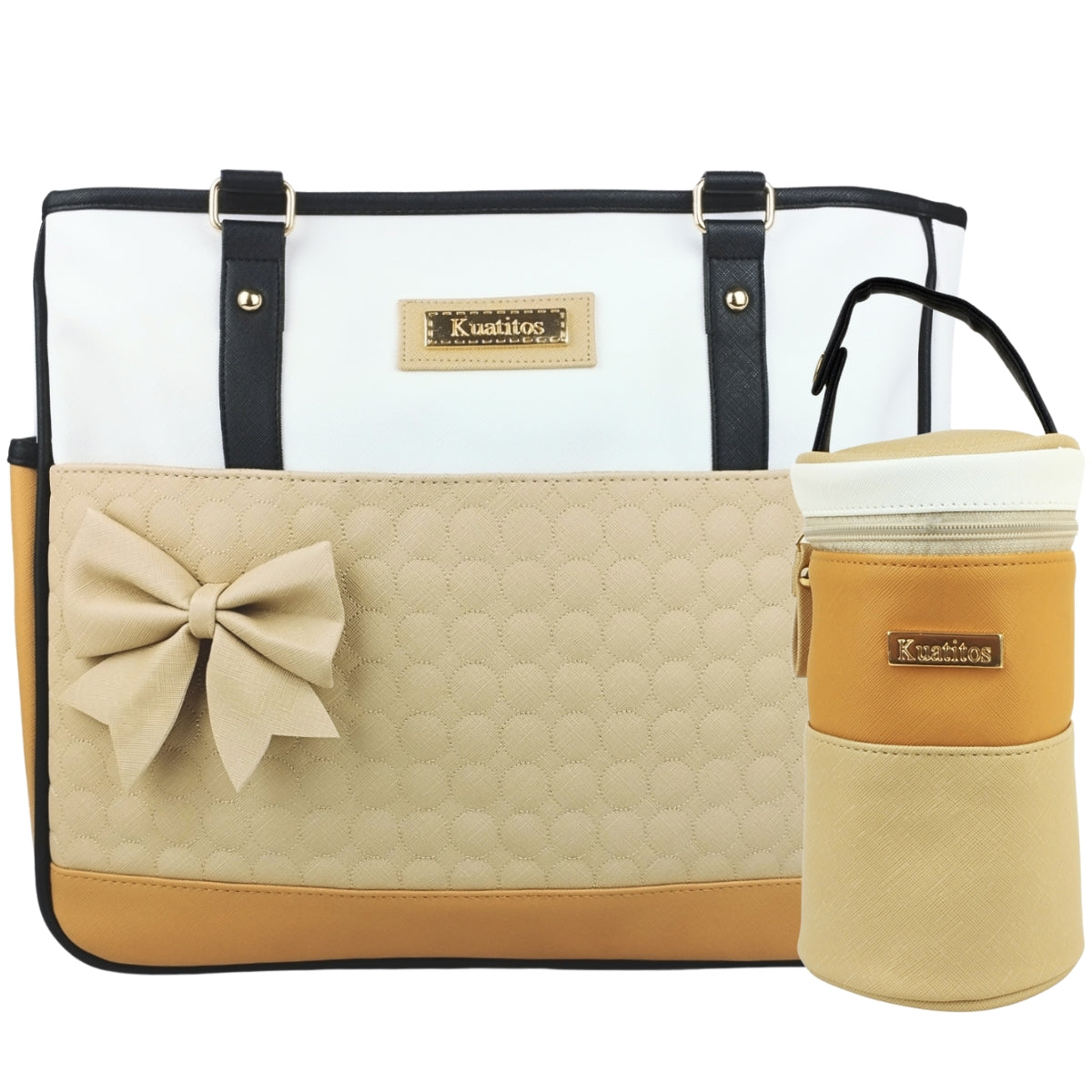 Bolso Pañalera Lazo - Beige