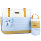 Bolso Pañalera Lazo - Celeste