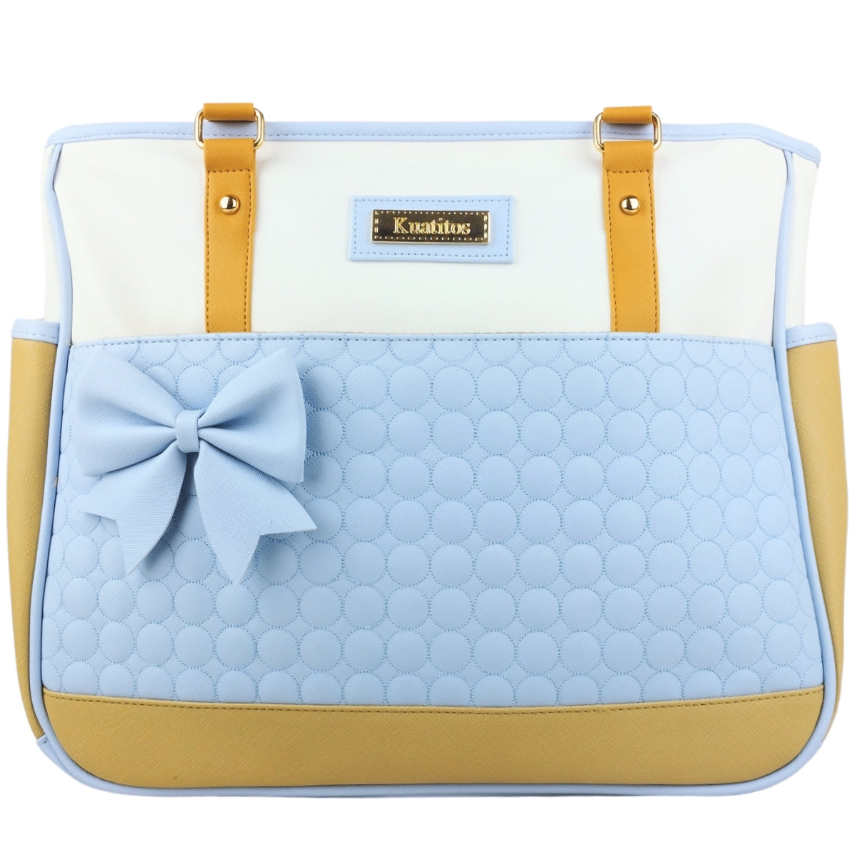 Bolso Pañalera Lazo - Celeste